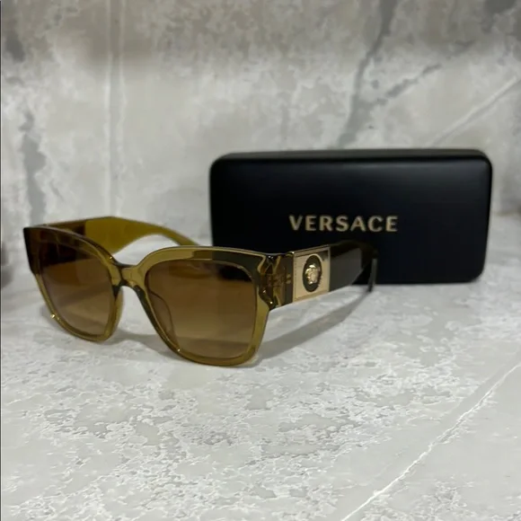 Versace | Accessories | Versace Brown Sunglasses With Medusa  display picture 2